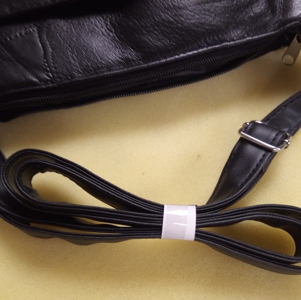 🆕Stone Mountain Black leather crossbody bag🆕with tags  lightweight crossover - Picture 9 of 12